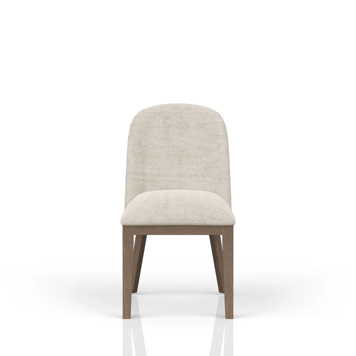 Cocoa and Ivory Shelter Upholstered Chair Set of 2 — view 1