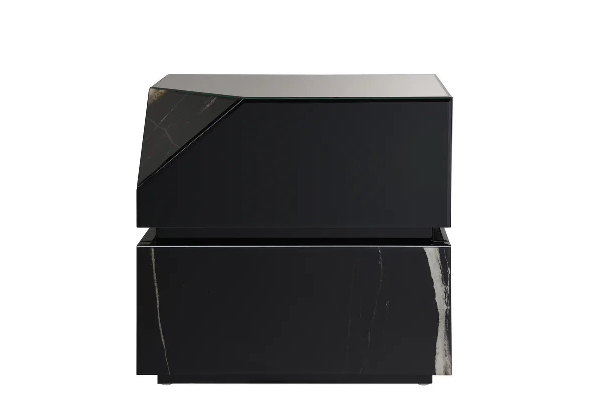 Acme Drisana Black Mirrored Finish End Table — view 3