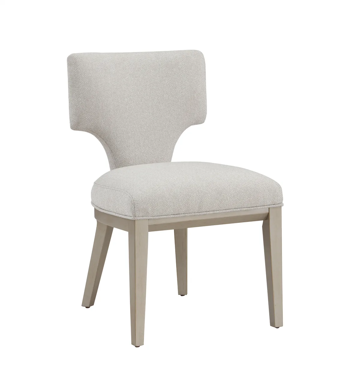 Kasa Linen & Champagne Finish Side Chair (Set of 2) — view 1