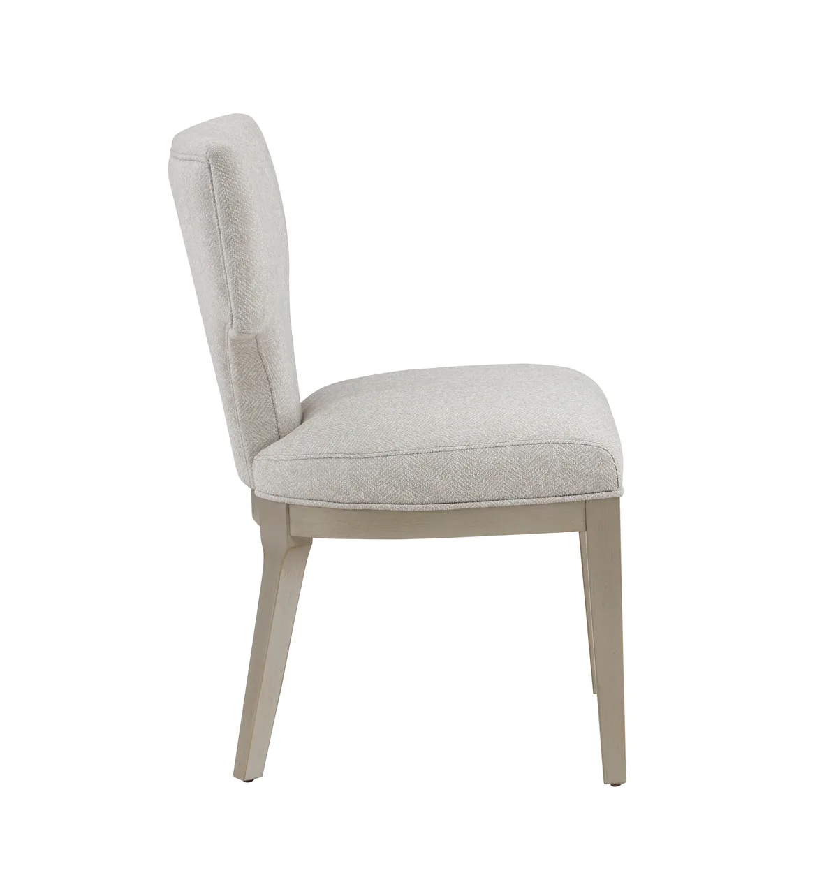 Acme Kasa Linen & Champagne Finish Side Chair (Set of 2) — view 4