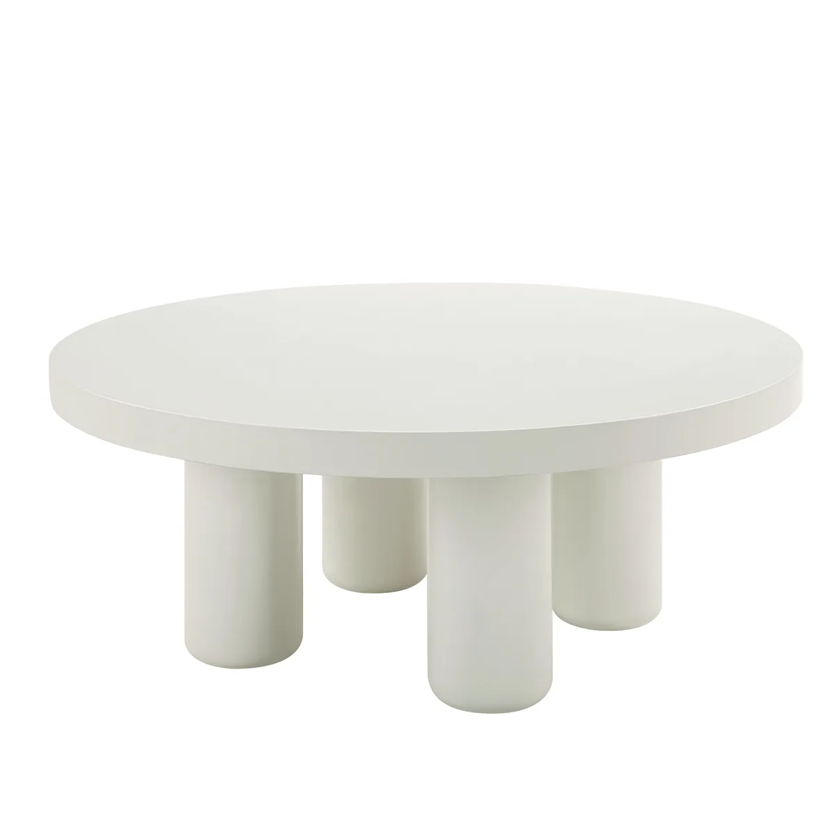 Acme Loanna White Finish Coffee Table — view 4