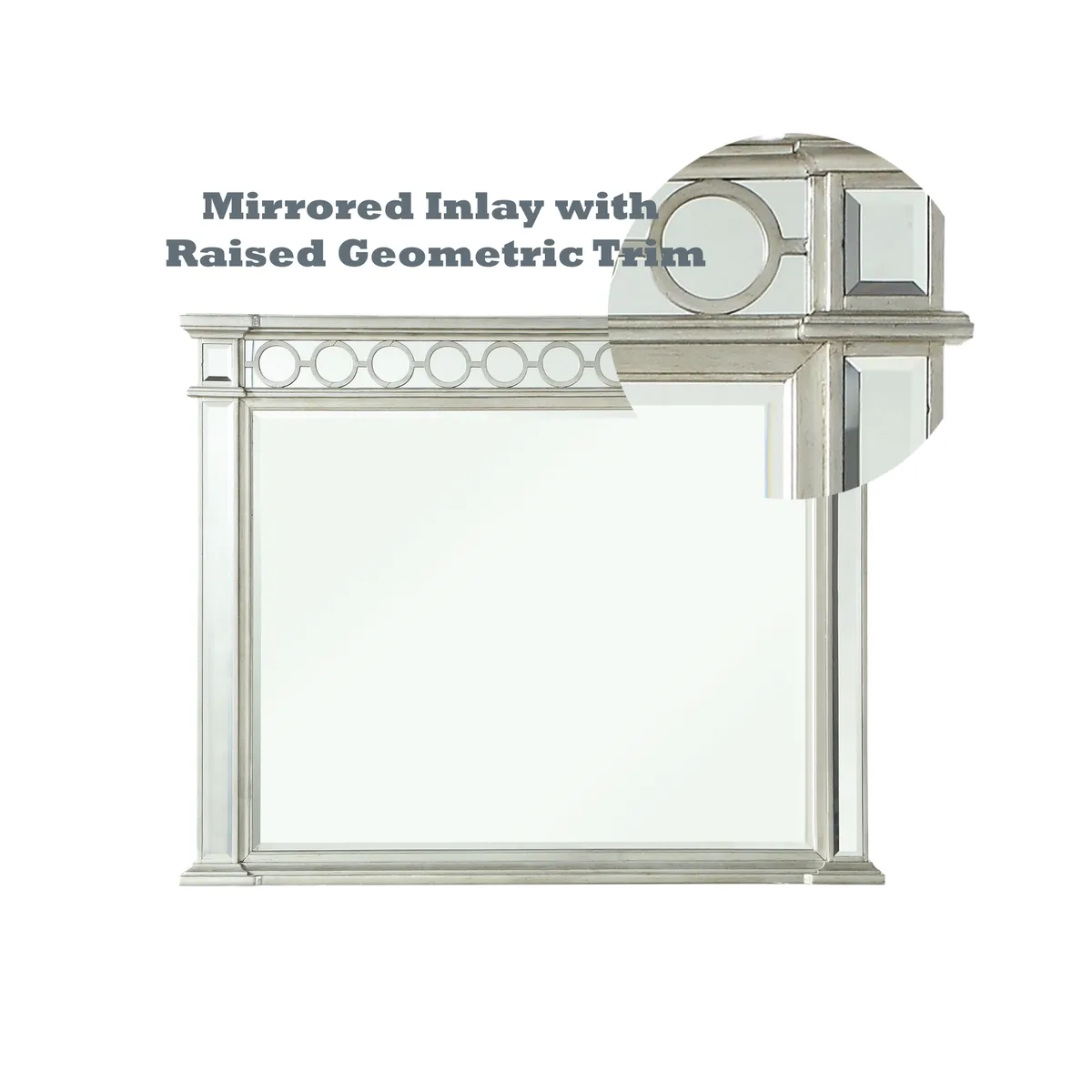 Varian Mirror in Mirrored 26154 — view 2
