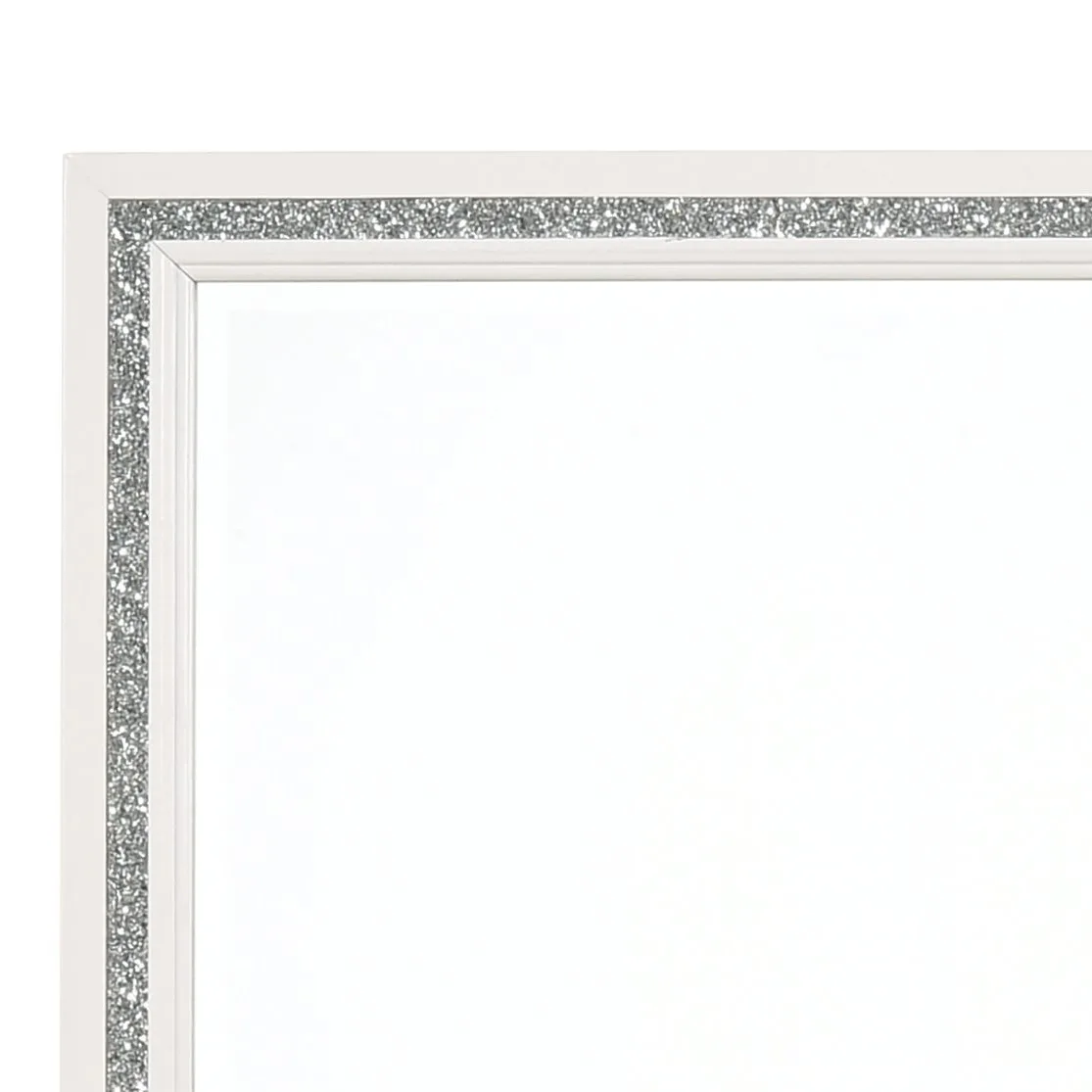 Acme Haiden Mirror, White Finish 28454 — view 3