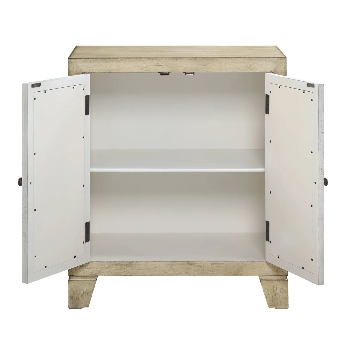 Acme Nalani Console Table in Antique White Finish — view 2