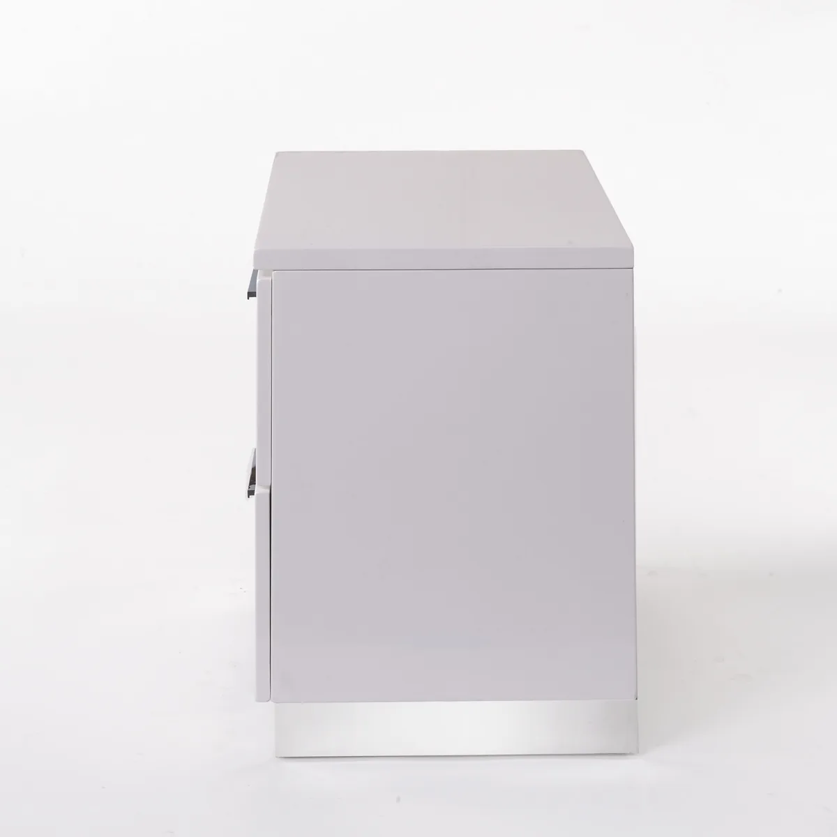 Lorimar Nightstand in White & Chrome Leg 22633 — view 4