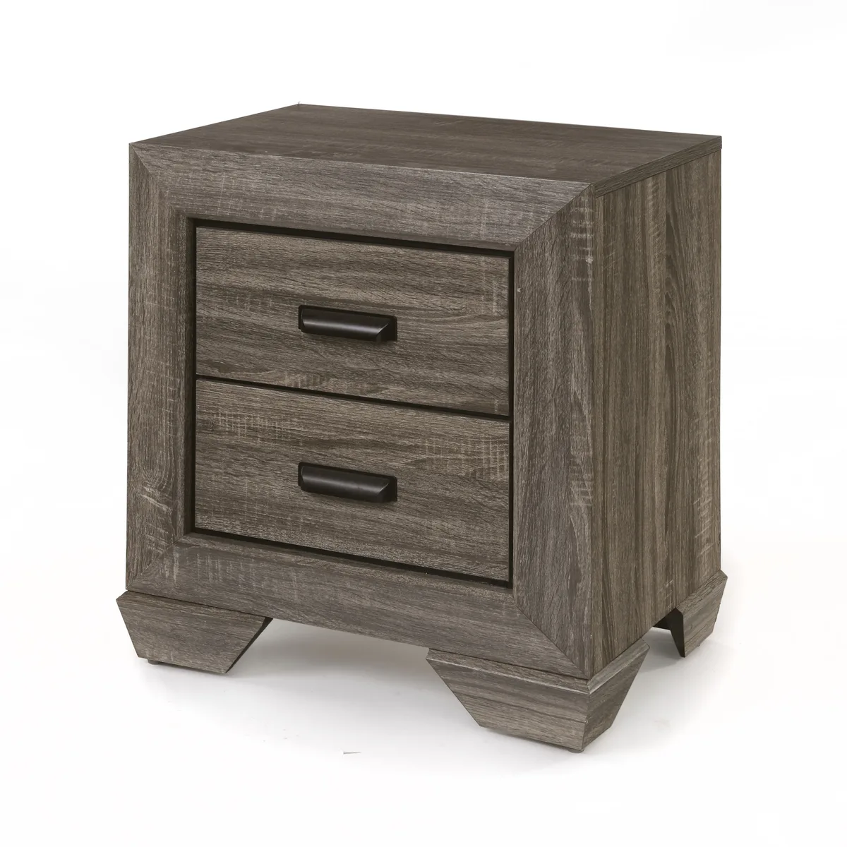 Lyndon Nightstand in Weathered Gray Grain 26023 — view 1