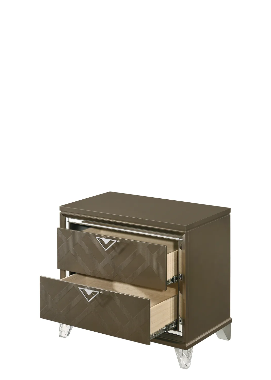 Skylar Nightstand, Dark Champagne 25323 — view 2