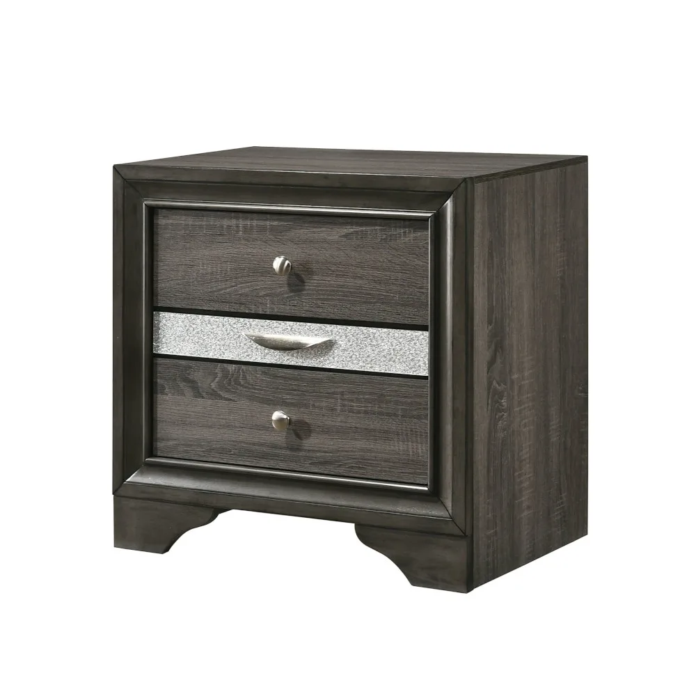 Naima Nightstand, Gray 25973 — view 1