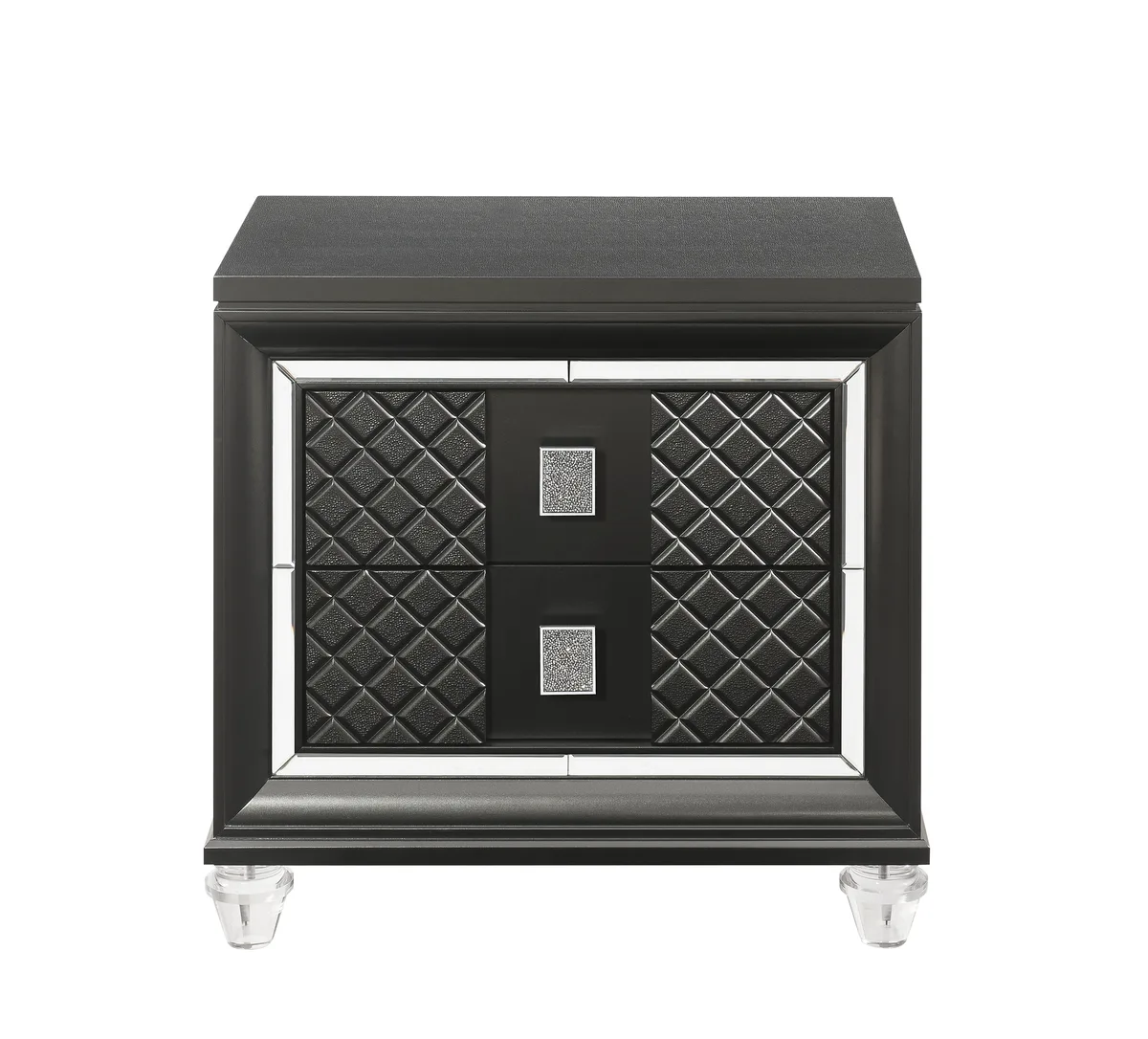 Sawyer Nightstand, Metallic Gray 27973 — view 4