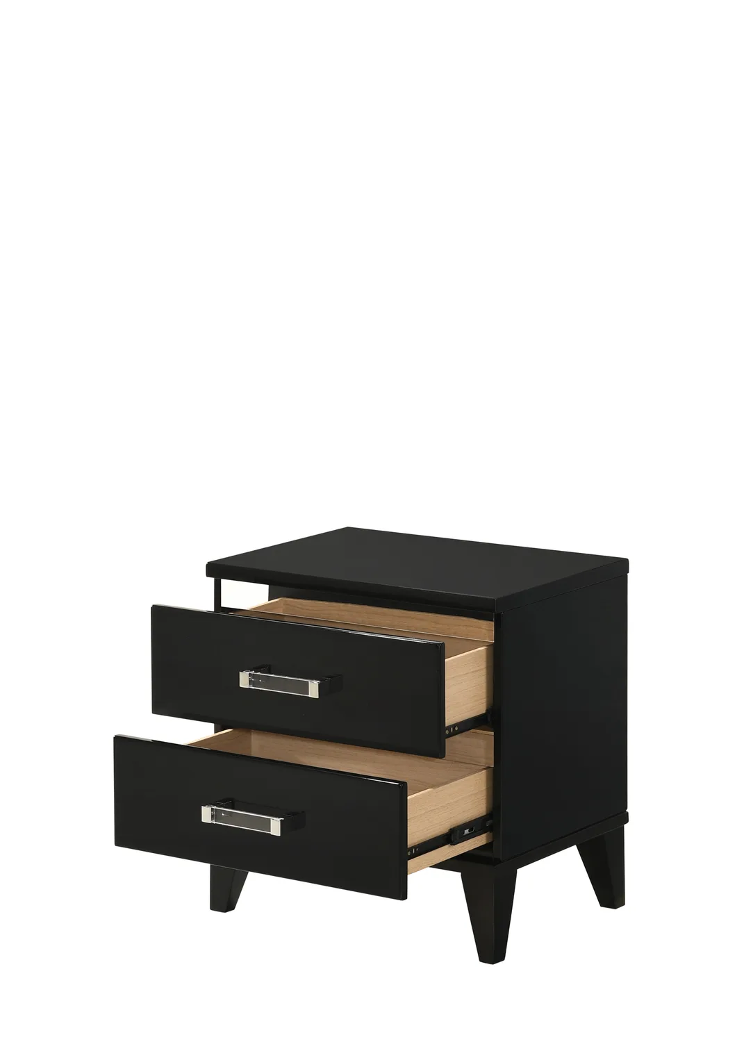 Acme Chelsie Nightstand• Black Finish 27413 — view 3