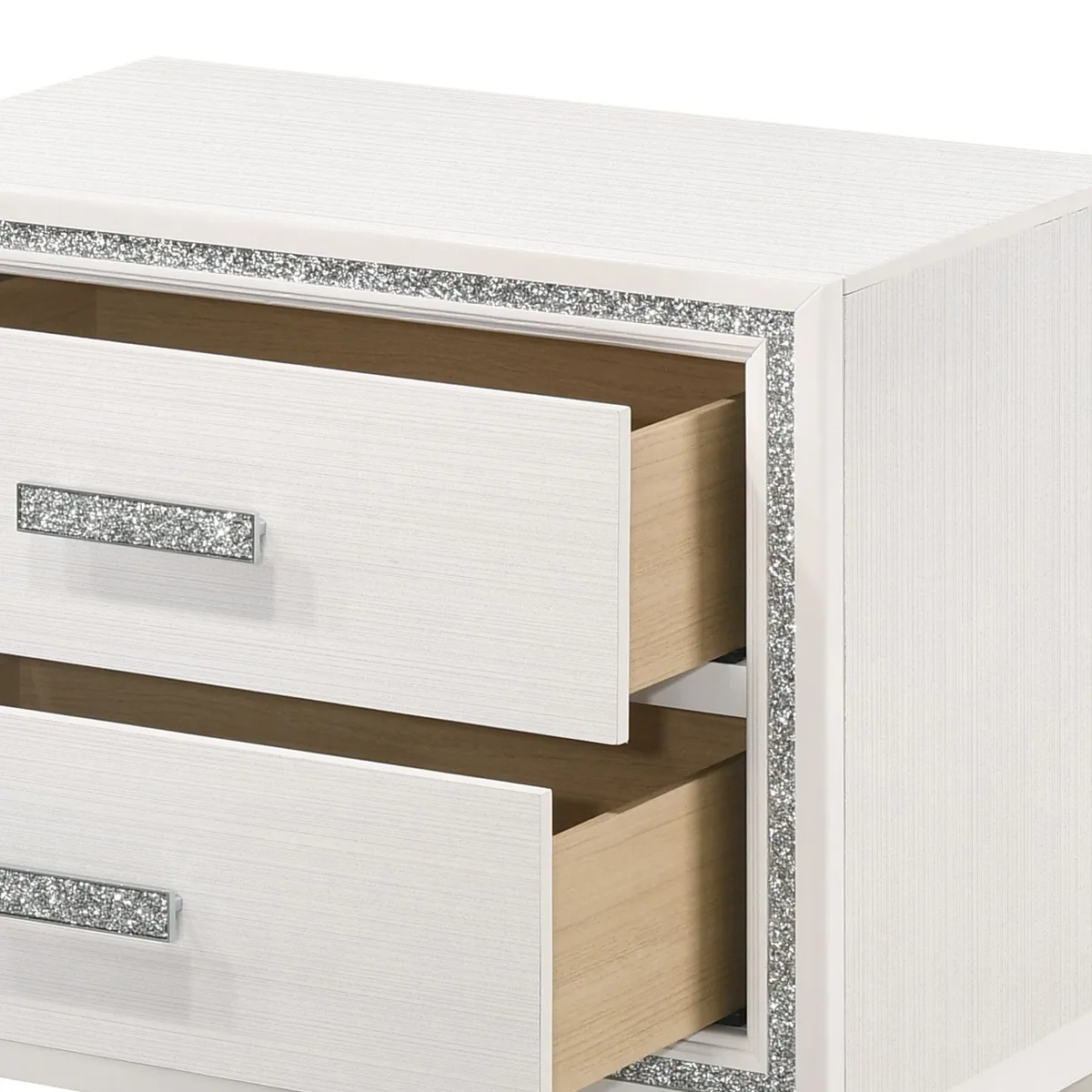 Acme Haiden Nightstand, White Finish 28453 — view 2