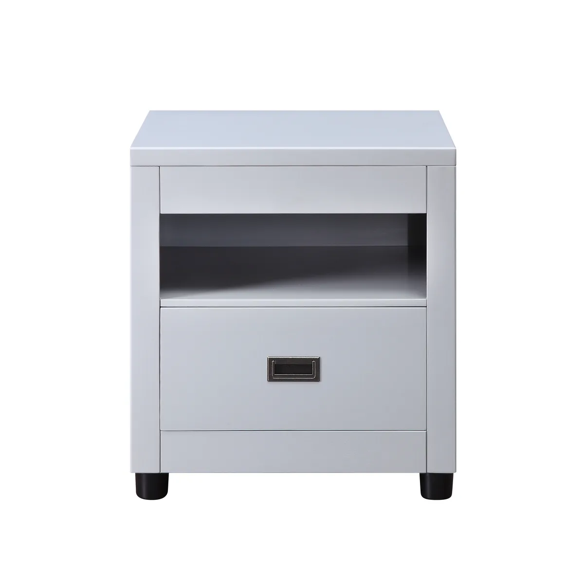 Acme Eleanor End Table, Dove Gray 87107 — view 4