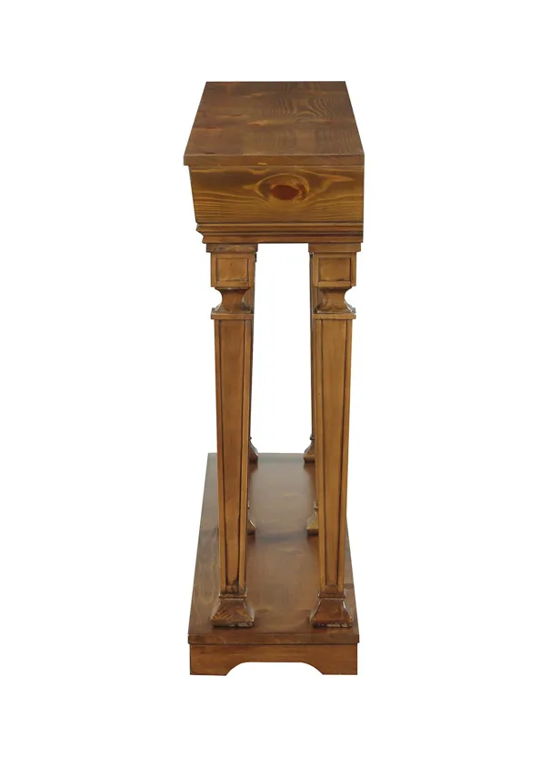 Acme Garrison Console Table in Oak 97252 — view 3