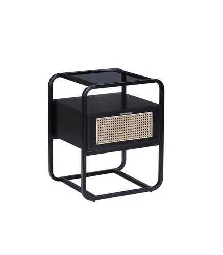 Acme Colson Accent Table, Black Finish — view 2