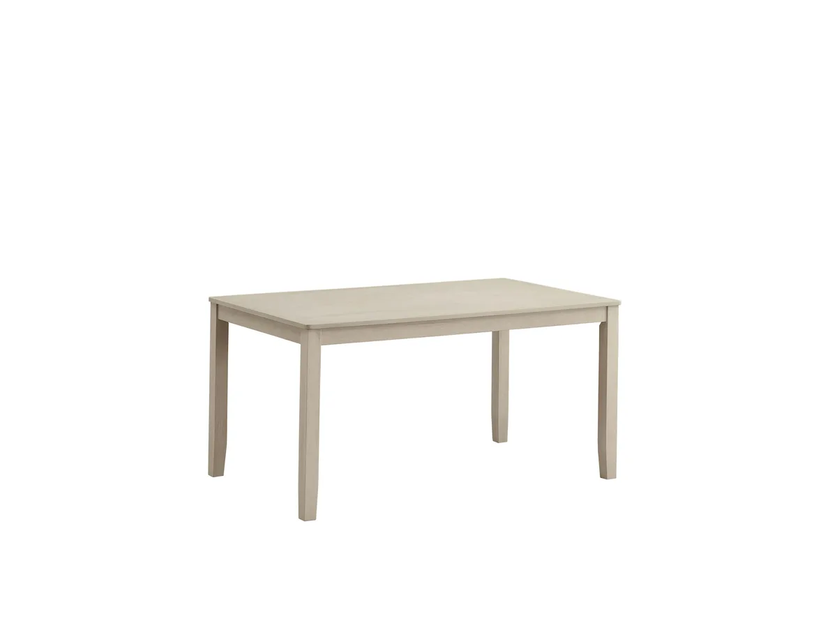 Acme Ferris Antique Gray Finish Rectangular Dining Table — view 1