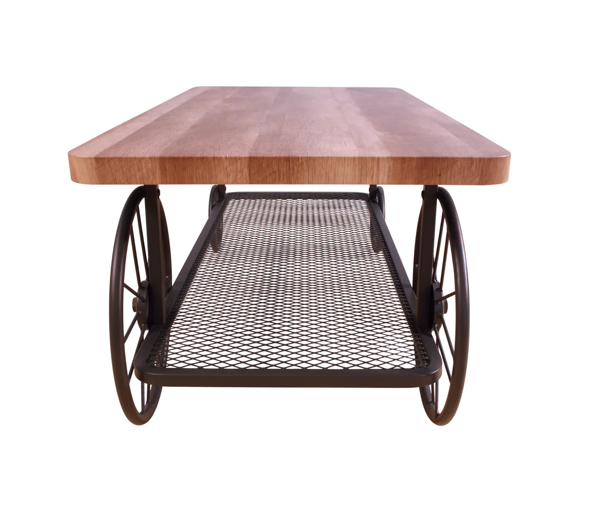 Acme Francie Coffee Table in Oak & Antique Gray 82860 — view 2